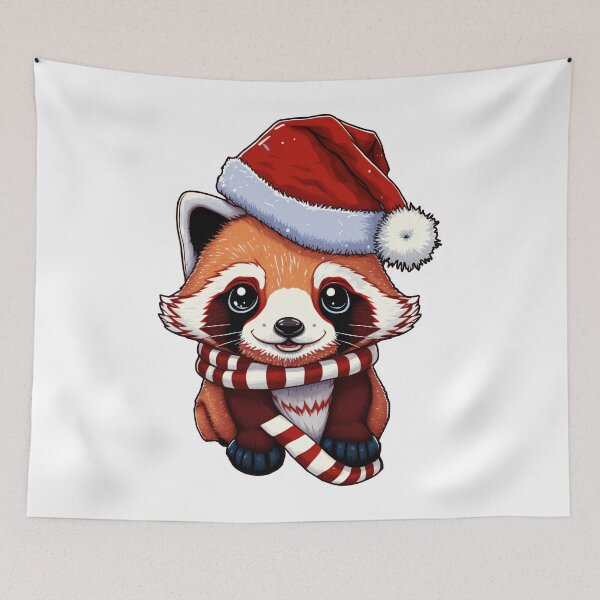Item preview, Lindo mapache navideño designed and sold by Yarnith.