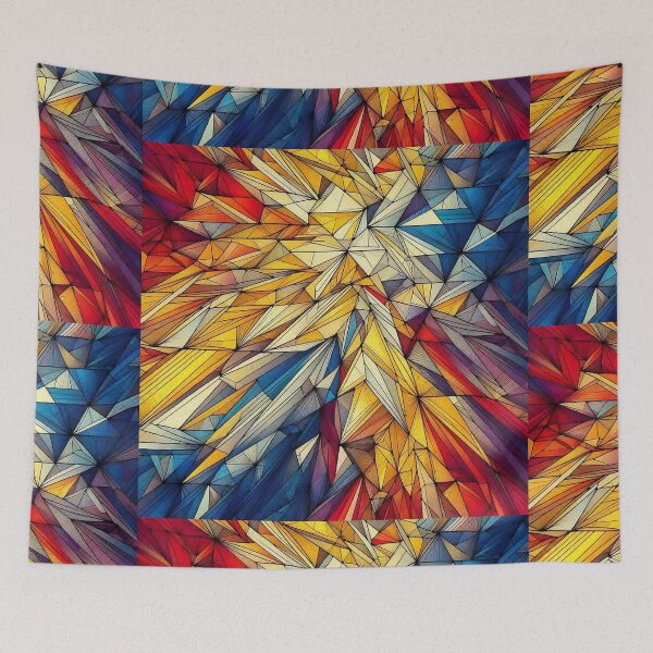 Item preview,  Jewel Tone Abstract Geometric Design designed and sold by Kim Arnott.