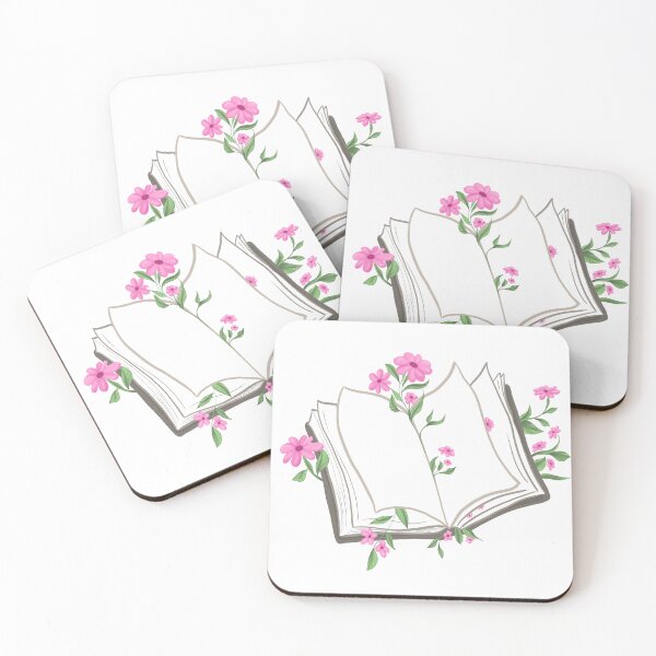 Item preview, Open Book with Flowers designed and sold by WearableWhisper.
