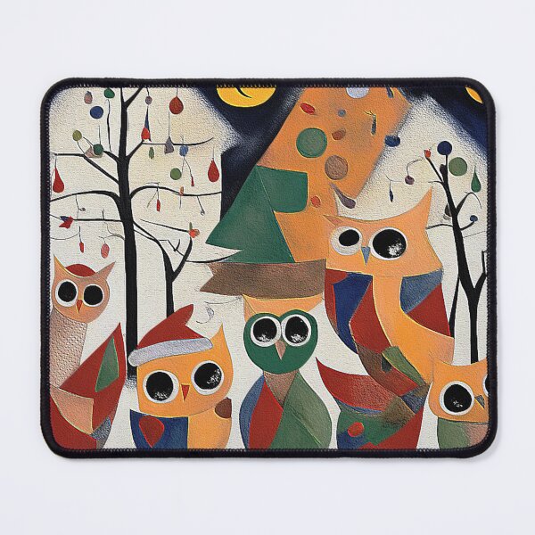 Item preview, Midnight Melodies: Owls' Yuletide Reverie designed and sold by Owl-o-the-wisp.