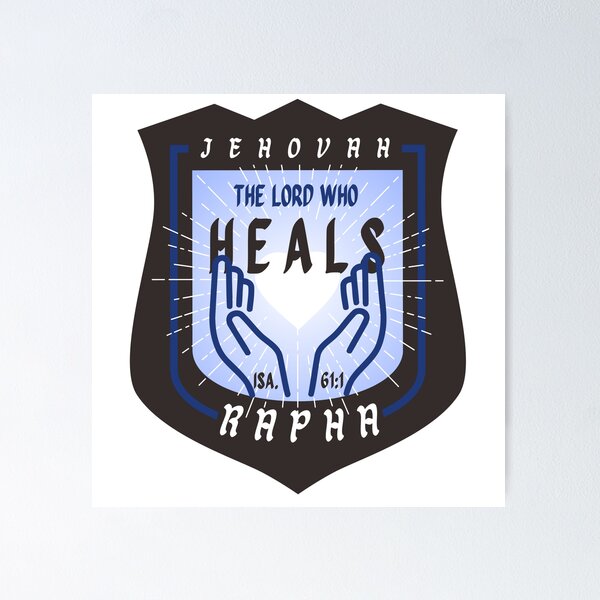 Item preview, Jehovah Rapha- The Lord Who Heals, blue designed and sold by LittleIceberg.