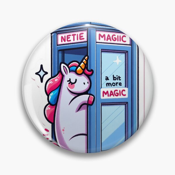 Artikelvorschau, A Bit More Magic Unicorn Funny Design - Whimsical Fantasy Art entworfen und verkauft von The-Library.