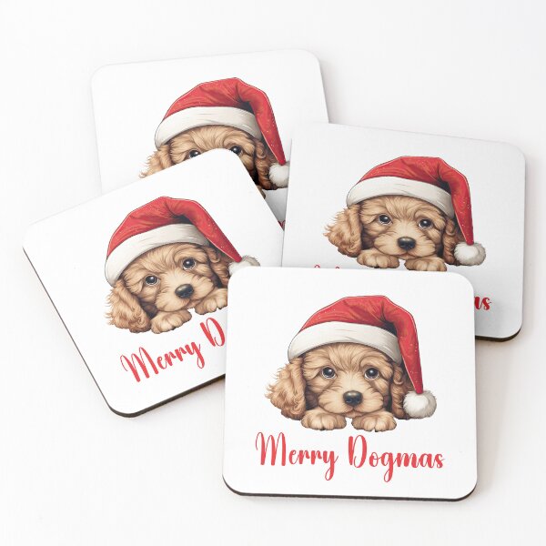 Item preview, Poodle Dog Merry Dogmas designed and sold by Blok45.