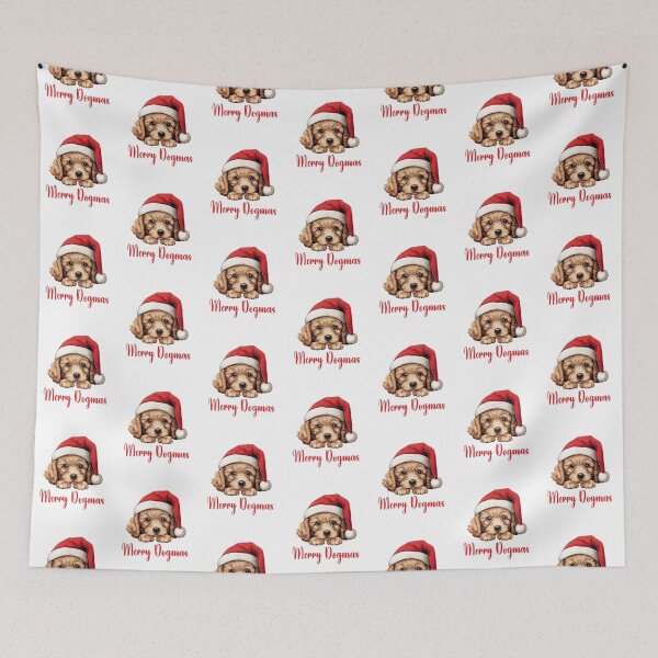 Item preview, Poodle Dog Merry Dogmas designed and sold by Blok45.