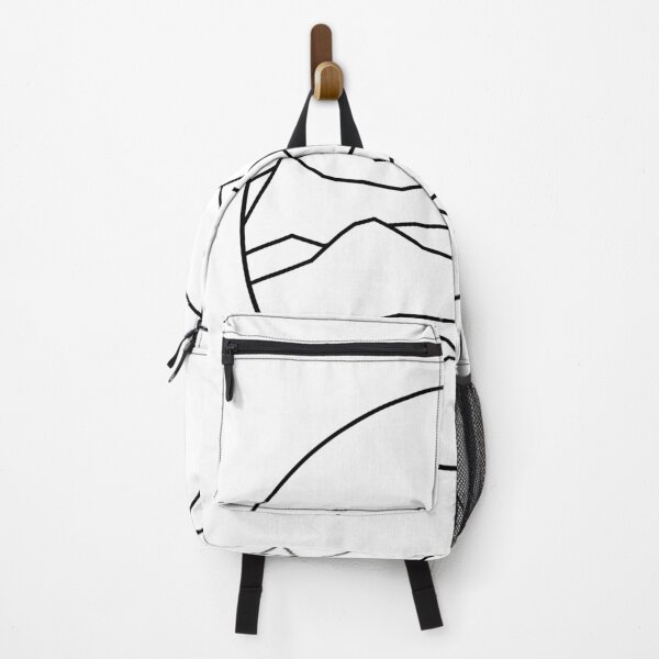 Item preview, Minimalistic geometric mountains designed and sold by AchromaticM.