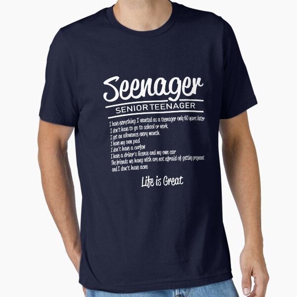 Item preview, Seenager - senior teenager designed and sold by goodtogotees.