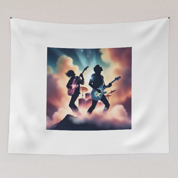 Item preview, Rock band Playing on clouds  designed and sold by shy8.