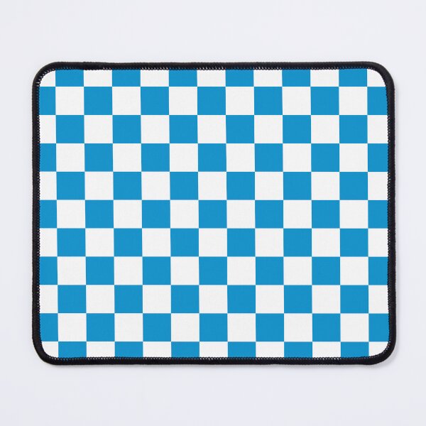 Item preview, Checkered (Medium Squares) Light Blue and White designed and sold by Tree45.