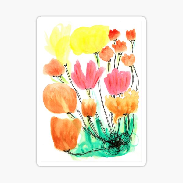 SPRING IN COLORS Sticker