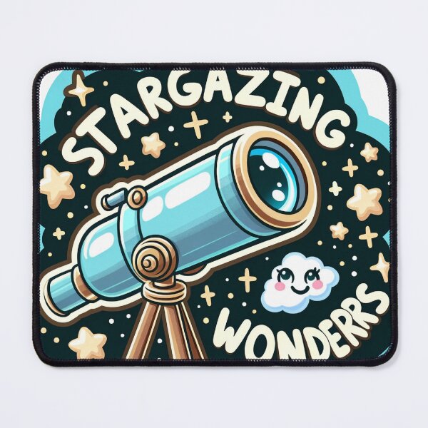 Item preview, Stargazing Wonders Telescope Funny Design - Cosmic Laughter Art designed and sold by The-Library.