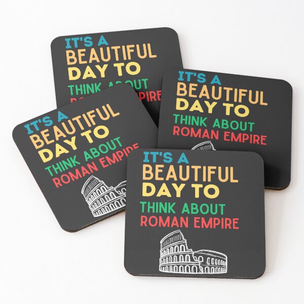Item preview, It's A Beautiful Day To Think About The Roman Empire Funny Ancient Roman history Meme  designed and sold by unique things.