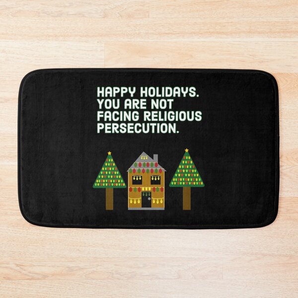 Item preview, Happy holidays,  inclusivity is not persecution.  designed and sold by Rachel the Artist .