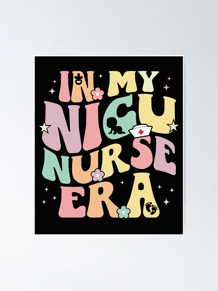 Cute Nicu Nurse Shirt With Baby Feet Design Cute Nicu Nurse Shirt With Baby Feet Design