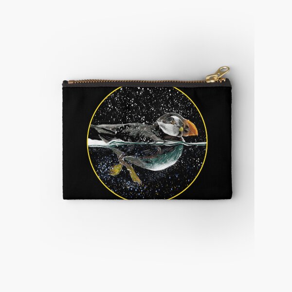 Item preview, Swimming Puffin in the Snow | Gift for Puffin Lover designed and sold by Marian Murdoch.