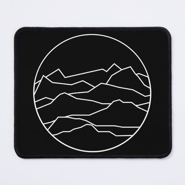 Item preview, Minimalistic geometric mountains designed and sold by AchromaticM.