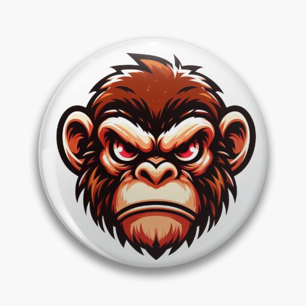 Item preview, angry monkey designed and sold by Animalia-.