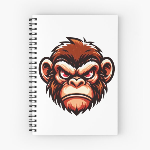 Item preview, angry monkey designed and sold by Animalia-.