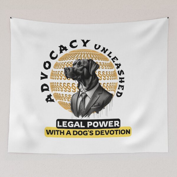 Item preview, Advocacy Unleashed: Legal Power with a Dog's Devotion designed and sold by Hungry-Murphy.