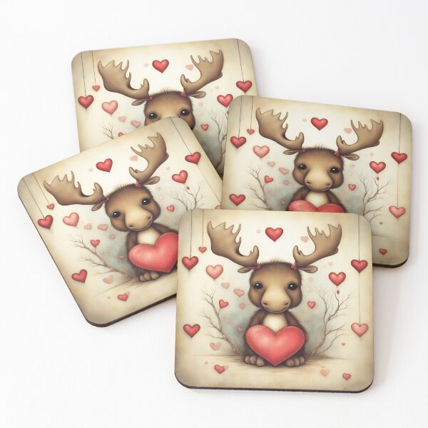 Item preview, Moose Love 1 designed and sold by J-CCreations.