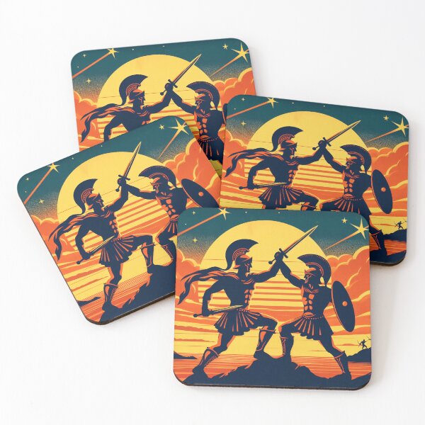 Item preview, Hector versus Achilles - The Eternal Duel designed and sold by ClassicRetroism.