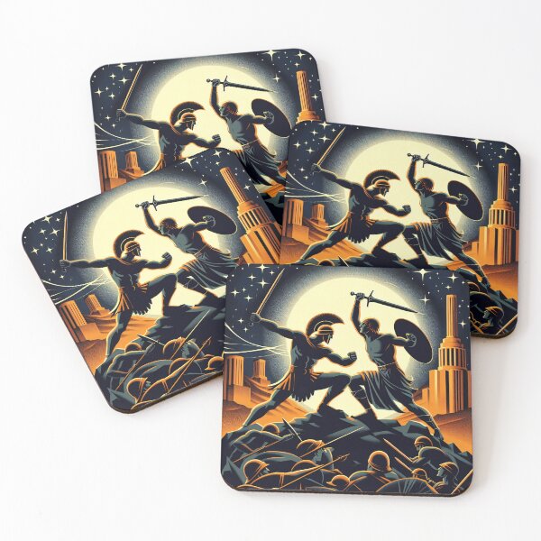 Item preview, Hector versus Achilles - The Eternal Duel designed and sold by ClassicRetroism.