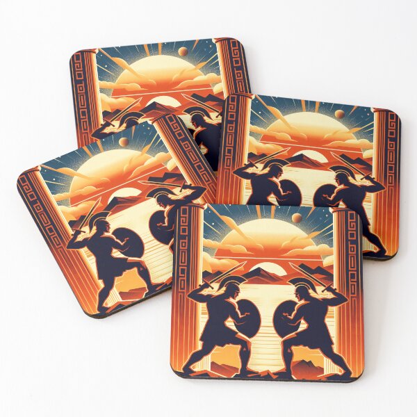 Item preview, Hector versus Achilles - The Eternal Duel designed and sold by ClassicRetroism.