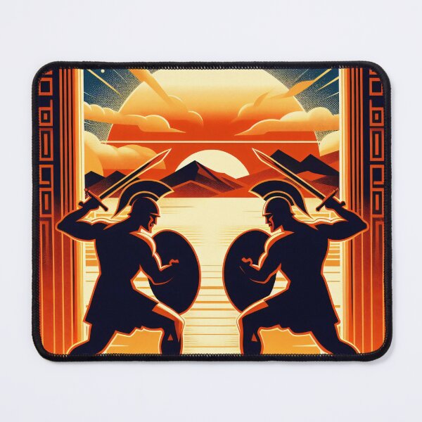 Item preview, Hector versus Achilles - The Eternal Duel designed and sold by ClassicRetroism.