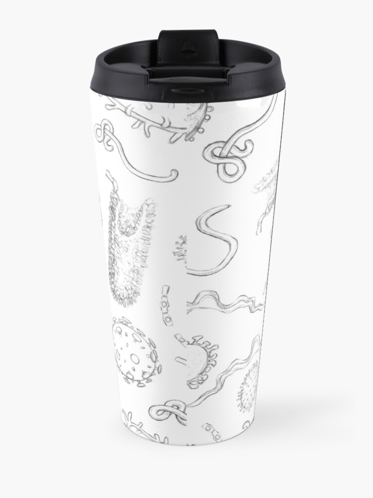 Alternate view of Deadly Diseases Design Travel Mug