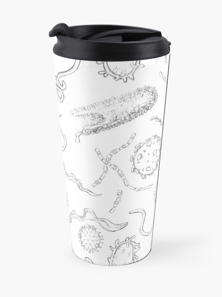 Alternate view of Deadly Diseases Design Travel Mug