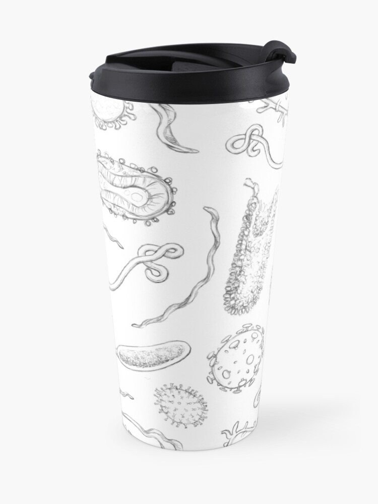 Alternate view of Deadly Diseases Design Travel Mug