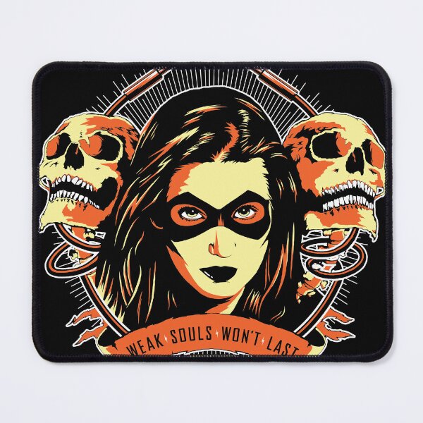 Item preview, FM "Weak Souls Won't Last¨ Orange duotone designed and sold by FernandaMartins.