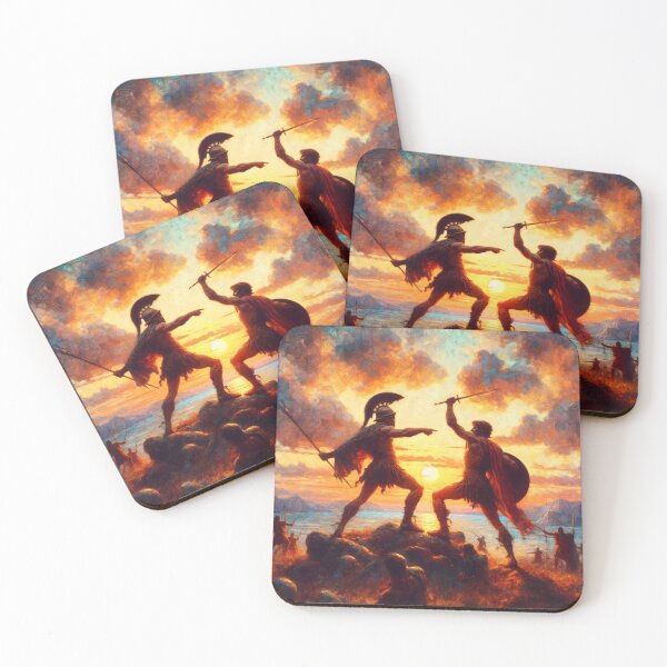 Item preview, Hector versus Achilles - The Eternal Duel designed and sold by ClassicRetroism.