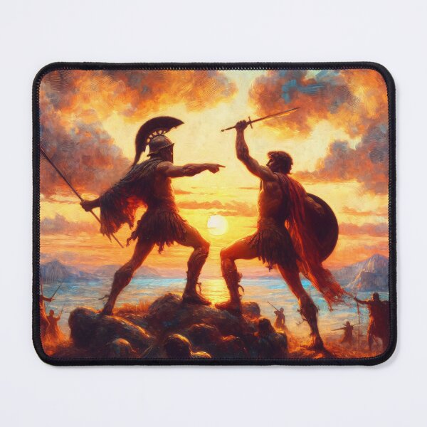 Item preview, Hector versus Achilles - The Eternal Duel designed and sold by ClassicRetroism.
