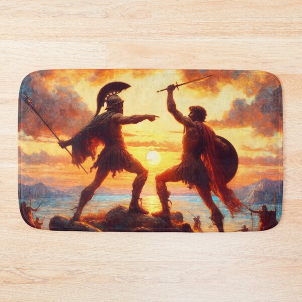 Item preview, Hector versus Achilles - The Eternal Duel designed and sold by ClassicRetroism.
