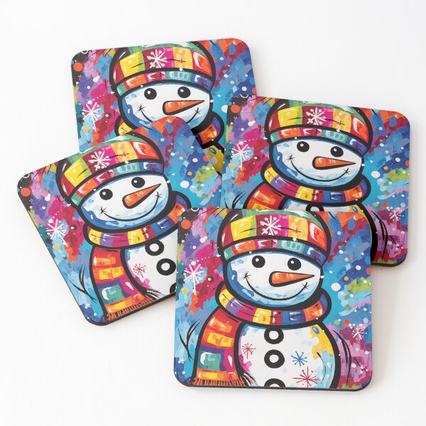 Item preview, Hippie Snowman Pop Art Style designed and sold by MCGrafxStudio.