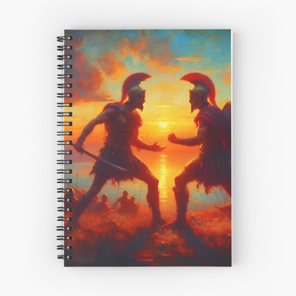 Item preview, Hector versus Achilles - The Eternal Duel designed and sold by ClassicRetroism.