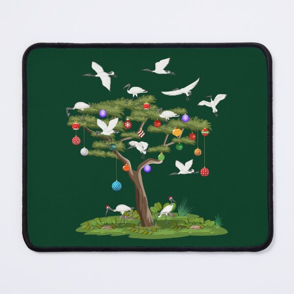 Item preview, Australian White Bin Chicken Christmas Ball Lights Ibis Bird Santa Funny Xmas Animal Tree designed and sold by LittleZea.