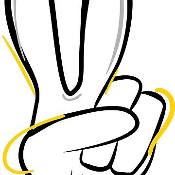 Artwork thumbnail, Victorious Peace Hand - Peace & Love Fuzz Rocker by taste-with-it