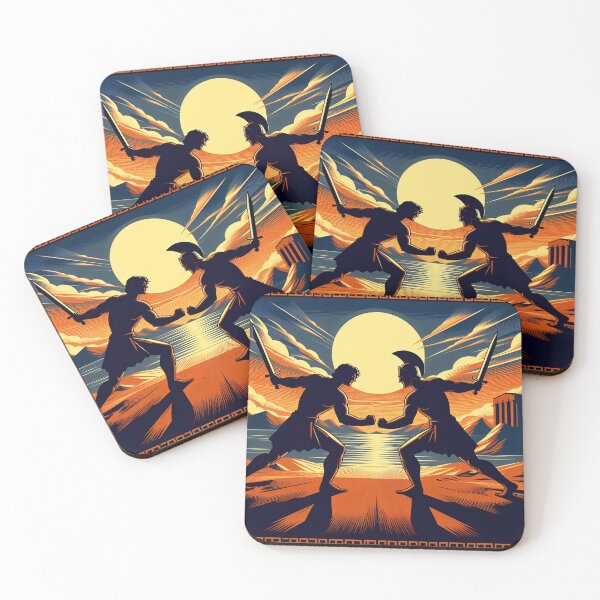 Item preview, Hector versus Achilles - The Eternal Duel designed and sold by ClassicRetroism.