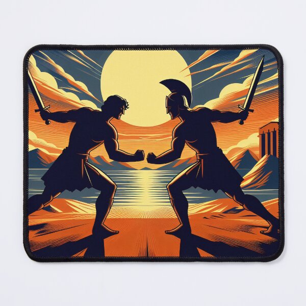 Item preview, Hector versus Achilles - The Eternal Duel designed and sold by ClassicRetroism.