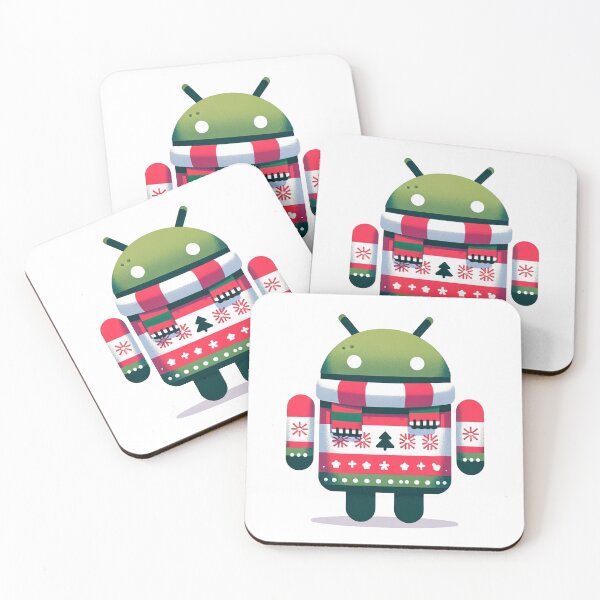 Item preview, Christmas Android Mascot Holiday season designed and sold by Geekbits-Store.
