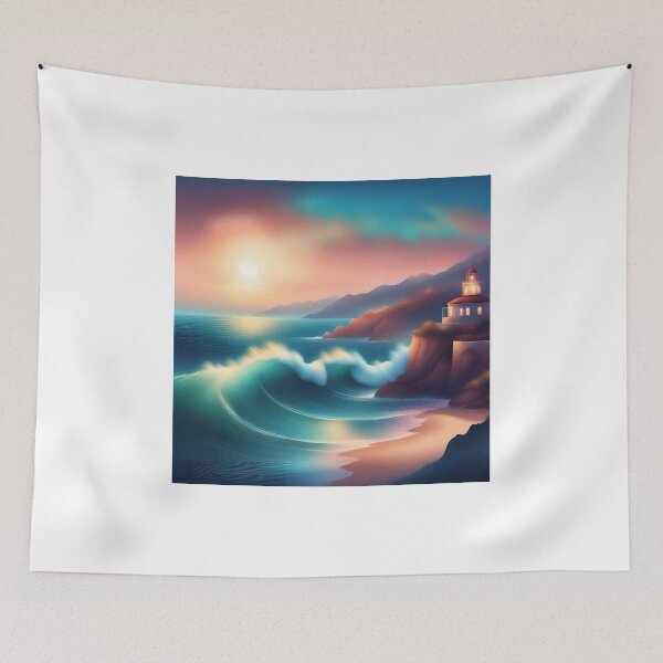 Item preview, Serenity Shore: Animated Beachscape and lighthouse designed and sold by shy8.