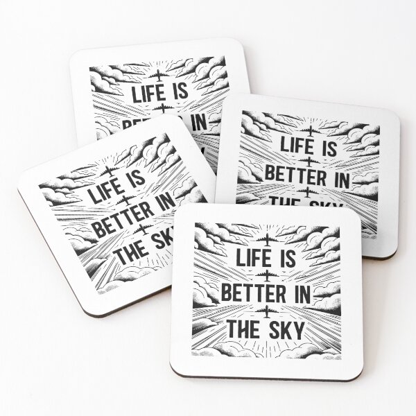 Item preview, Life is better in the sky Pilot Quote designed and sold by TeesYouWant.