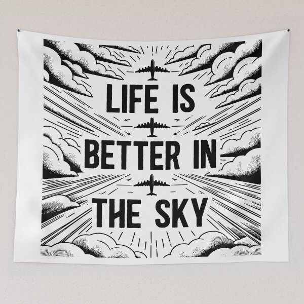 Item preview, Life is better in the sky Pilot Quote designed and sold by TeesYouWant.