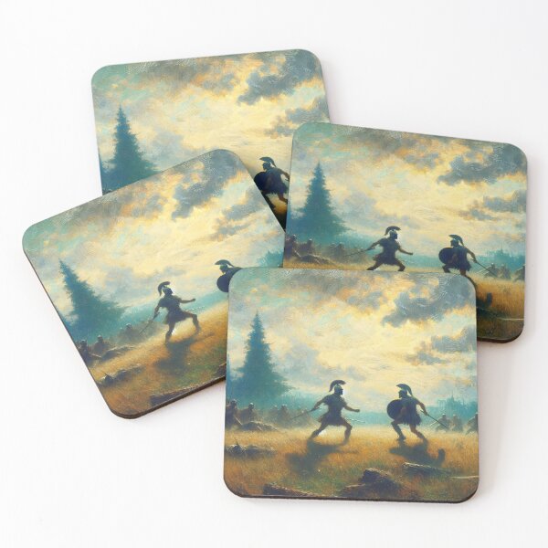 Item preview, Hector versus Achilles - The Eternal Duel designed and sold by ClassicRetroism.