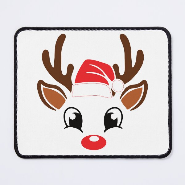 Item preview, Christmas Reindeer Face designed and sold by BuxomBabe21.