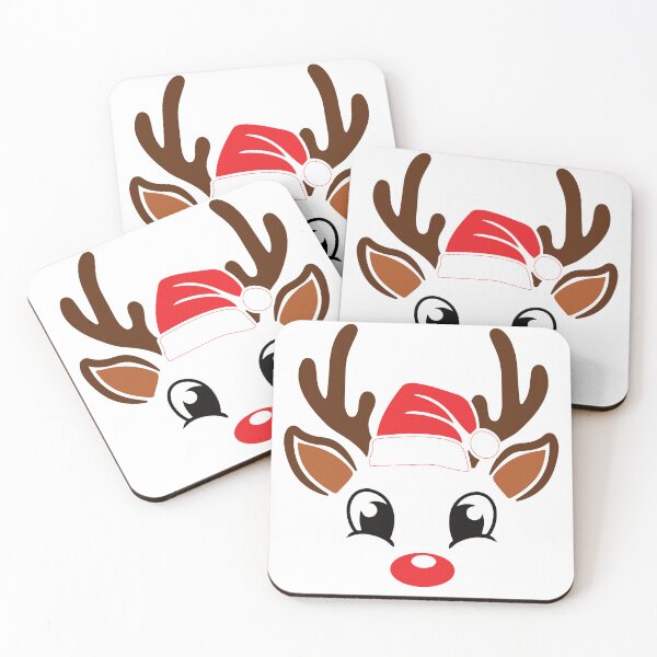 Item preview, Christmas Reindeer Face designed and sold by BuxomBabe21.