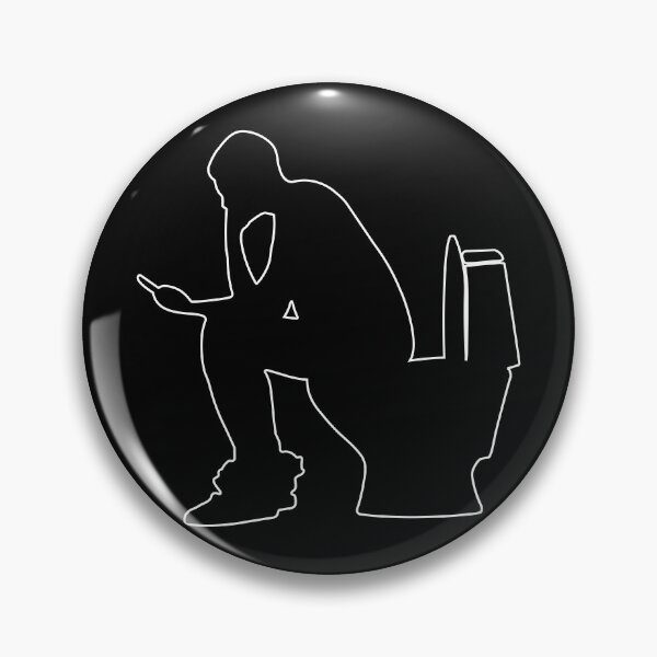 Item preview, Iconic Toilet Man Illustration designed and sold by blackink-design.