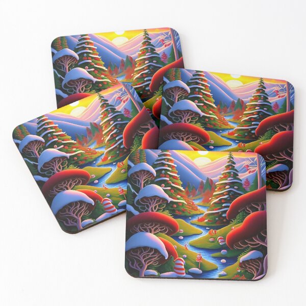 Item preview, NATURE'S CHRISTMAS TREES IN LIVING COLORS designed and sold by BRIAN  PIERRE-ALEXANDER.