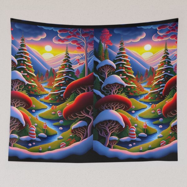 Item preview, NATURE'S CHRISTMAS TREES IN LIVING COLORS designed and sold by BRIAN  PIERRE-ALEXANDER.